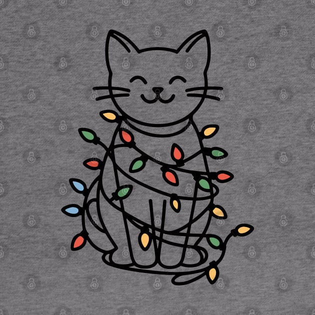 Cute Ugly Christmas Cat Women Men Kids Funny Cat Christmas by KsuAnn